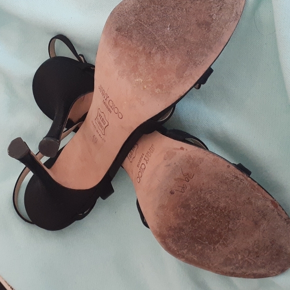 #44❤️ Gently loved Jimmy Choo strappy slingbacks - Picture 8 of 9